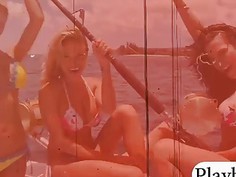 badass hotties frisky fishing and driving tanks while naked