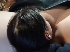 Hot stepmom films stepdaughters in lesbian threesome masturbates pussy